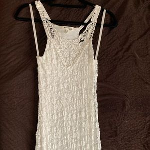White Lace Maxi Dress